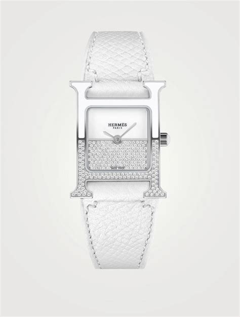 hermes heure h pm|hermes watch diamond.